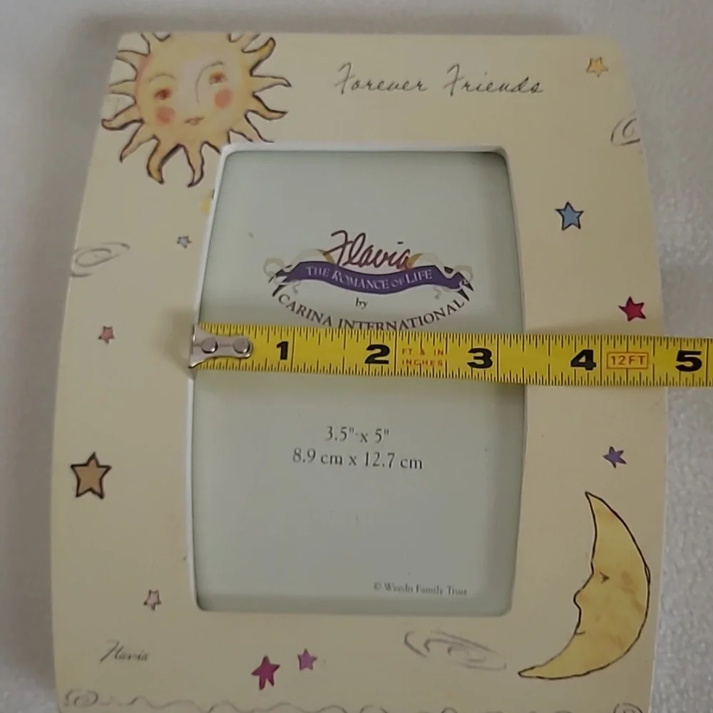 Flavia Picture Frame Photo Forever Friends Sun Moon Stars 6